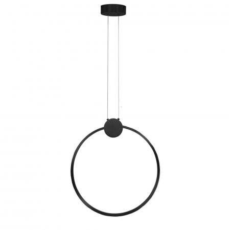 Lustre si pendule - Lampă de tavan LED APP1398-CP BLACK 50cm