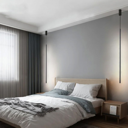Lampă de tavan LED APP1413-C BLACK 100cm [2]