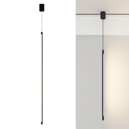 Lustre si pendule - Lampă de tavan LED APP1413-C BLACK 100cm