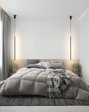 Lampă de tavan LED APP1413-C BLACK 100cm [7]