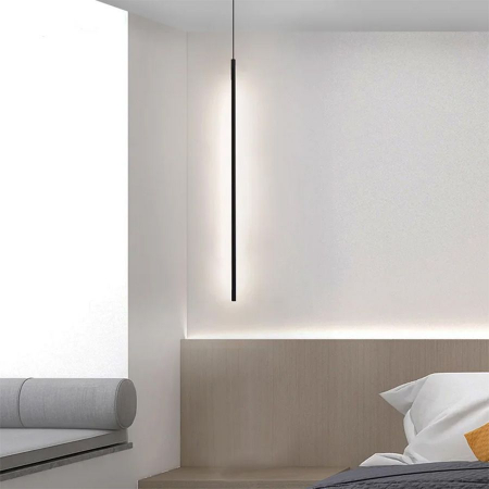 Lampă de tavan LED APP1413-C BLACK 100cm [1]