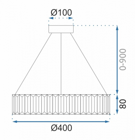 Lampă de tavan LED APP982-CP [6]