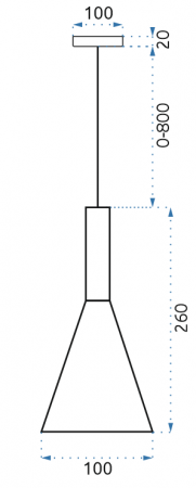 Lampa DE TAVAN LETIZ negru [6]
