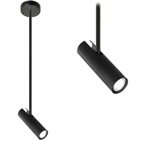 Lustre si pendule - Lampă de tavan modernă LED neagra APP608-1C