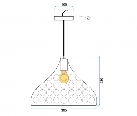 Lampa DE TAVAN oglinda Silver APP272-1CP [5]