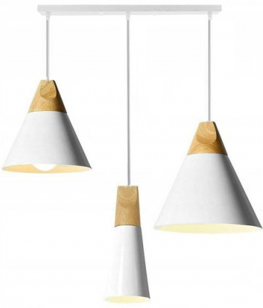 Lustre si pendule - Lampa DE TAVAN SCANDI SET CP alb