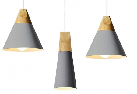 Lampa DE TAVAN SCANDI SET CPR gri [1]