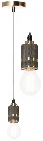 Lampa DE TAVAN SUSPENDABILA Argintiu APP347-1CP [0]