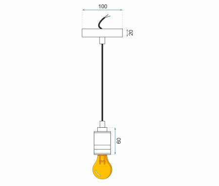 Lampa DE TAVAN SUSPENDABILA Argintiu APP347-1CP [3]