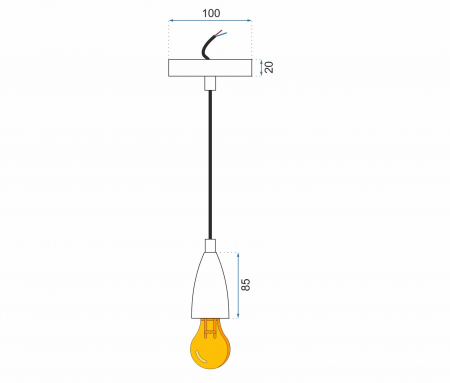 Lampa DE TAVAN SUSPENDABILA Crom Black APP357-1CP [4]