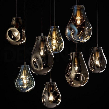 Lampa DE TAVAN SUSPENDABILA din sticla APP328-1CP Amber [3]