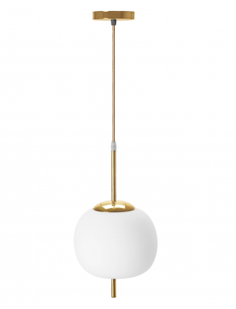 Lampa DE TAVAN SUSPENDABILA din sticla Sfera alb Auriu APP669-1CP [1]