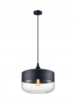 Lampa DE TAVAN SUSPENDABILA din sticla Zenit D Black [1]