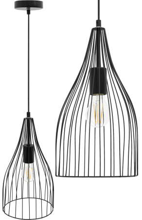 Lustre si pendule - LAMPA DE TAVAN SUSPENDABILA IN STIL LOFT RIMINI RETRO