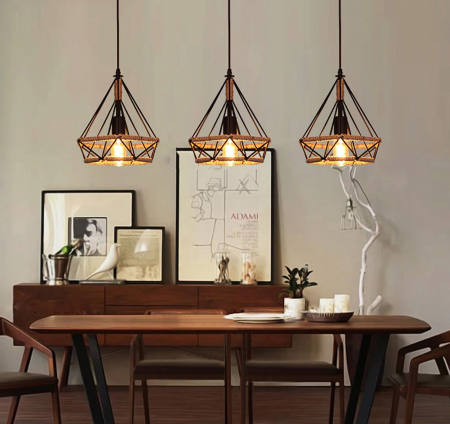 Lampa DE TAVAN SUSPENDABILA IN STIL loft Sfoara APP678-1CP [3]