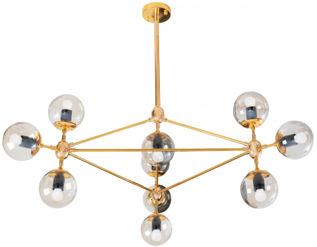 Lustre si pendule - LAMPA DE TAVAN SUSPENDABILA INDUSTRIAL Auriu APP266-10C