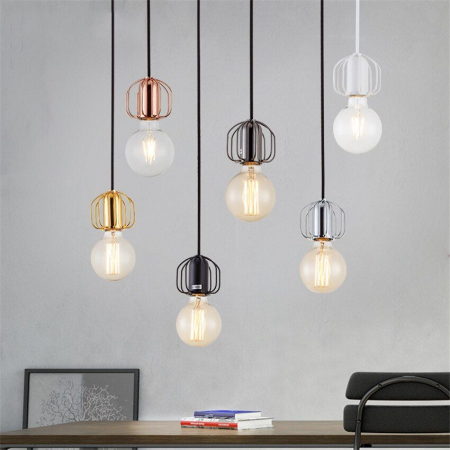 Lampa DE TAVAN SUSPENDABILA Loft Black APP591-1CP [2]