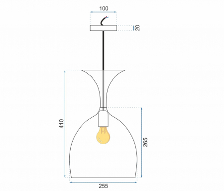 LAMPA DE TAVAN SUSPENDABILA METAL alb [5]