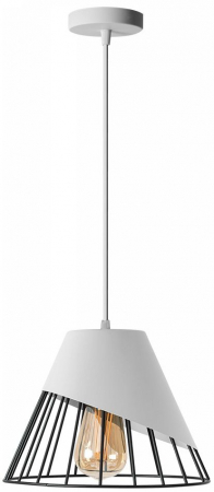 LAMPA DE TAVAN SUSPENDABILA METAL alb APP228-1CP [1]