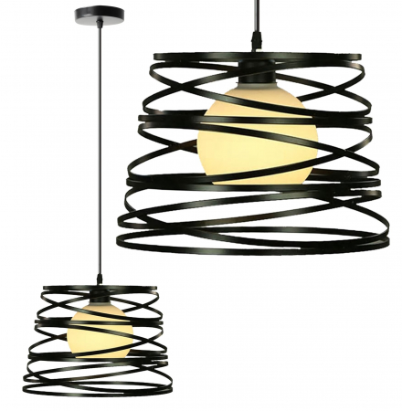 Lustre si pendule - Lampa DE TAVAN SUSPENDABILA metal Loft APP201-1CP