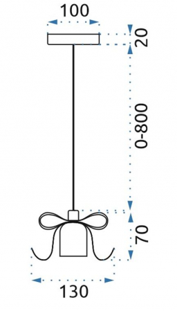 Lampa DE TAVAN SUSPENDABILA NARNI gri [9]