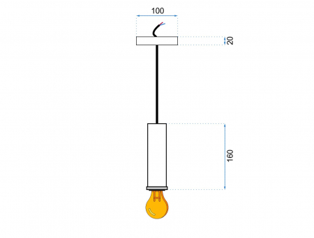 Lampa DE TAVAN SUSPENDABILA OSTI A verde [5]