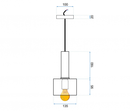Lampa DE TAVAN SUSPENDABILA OSTI  B Coral [8]