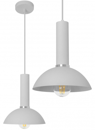 Lustre si pendule - Lampa DE TAVAN SUSPENDABILA OSTI  C alb