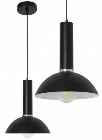 Lustre si pendule - Lampa DE TAVAN SUSPENDABILA OSTI  C negru