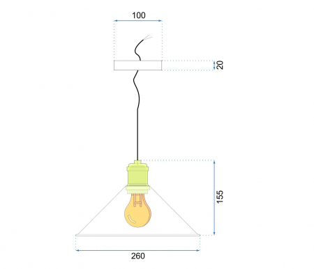 LAMPA DE TAVAN SUSPENDABILA PORTO BLACK [7]