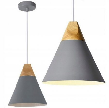 Lustre si pendule - Lampa DE TAVAN SUSPENDABILA Scandi A gri