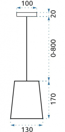 Lampă de tavan suspendată ciment Loft APP493-1CP [6]