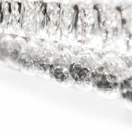 Lampă de tavan suspendată cristal LED 102W telecomandă APP417-CP [11]
