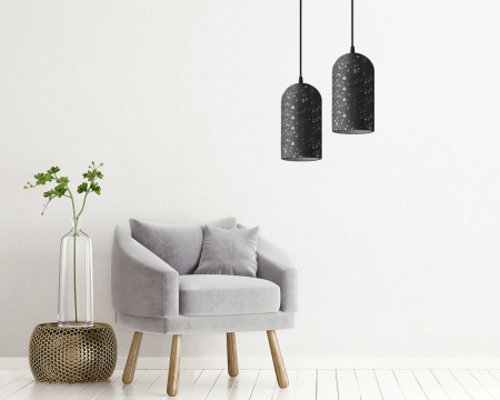 Lampă de tavan suspendată din beton APP997-1CP B BLACK [3]