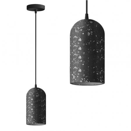 Lustre si pendule - Lampă de tavan suspendată din beton APP997-1CP B BLACK