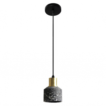 Lampă de tavan suspendată din beton Lastri Black APP930-1CP [1]