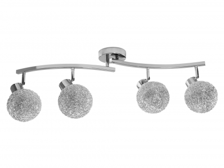 Lustre si pendule - Lampă de tavan suspendată din metal Chrome APP673-4C