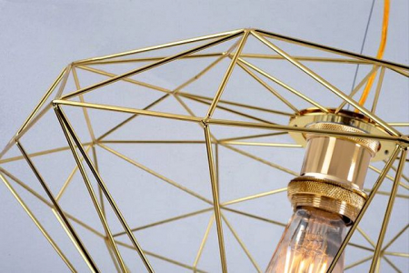 LAMPĂ DIAMANT METAL LOFT LIGHT GOLD APP562-1CP [3]