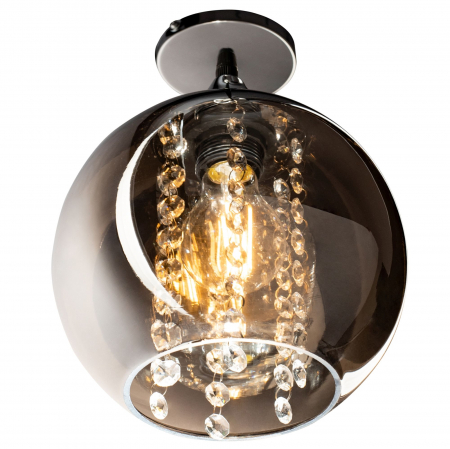 Lustre si pendule - Lampă din sticlă suspendată cu cristale APP599-1C