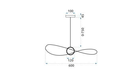 LAMPĂ LED 60cm APP651-1CP [5]