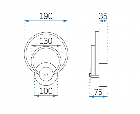 LAMPĂ LED APP1043-W GOLD [5]