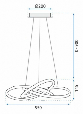 Lampa LED APP396-CP White [6]