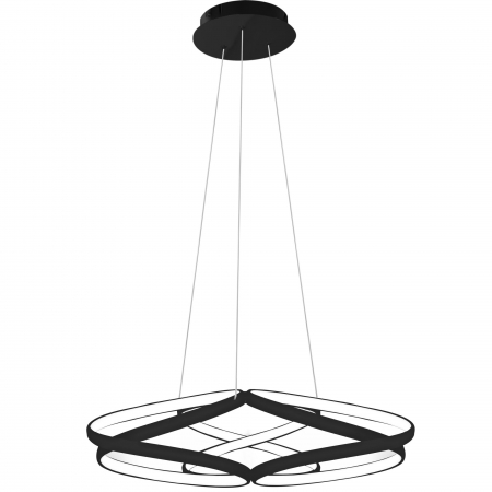 Lampa LED APP793-CP BLACK FLAT [1]