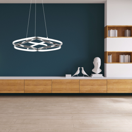 Lampa LED APP795-CP Flat Chrom [4]