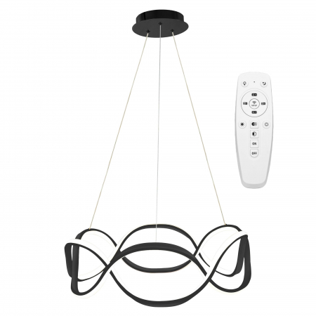 Lustre si pendule - Lampa LED APP799-CP Twist Black