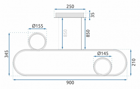 Lampa LED APP810-CP CHROM [8]