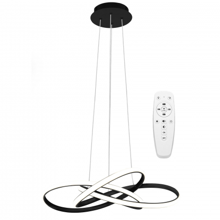 Lustre si pendule - Lampa LED APP814-CP Node Black