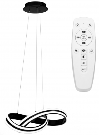 Lustre si pendule - Lampa LED APP817-CP BLACK