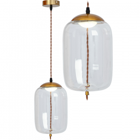 Lampă LED din sticlă suspendată APP444-CP [0]