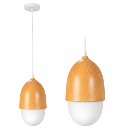 Lustre si pendule - Lampa Metal Wood APP952-1CP